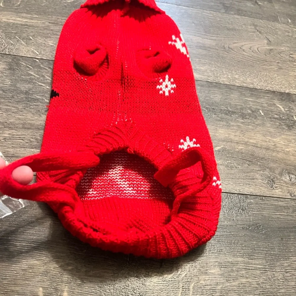 Dog Christmas Turtleneck Sweater SZ‎ LG NEW